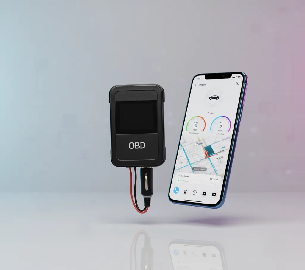 OBD device concept illustration
